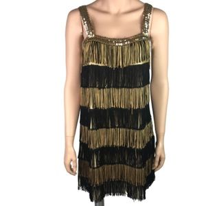 Roaring 20’s Flapper Dress by Fun Costumes Large